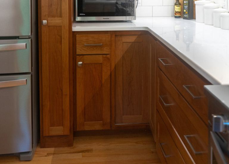 Custom cabinetry built and installed by RFEMn in Delano, MN